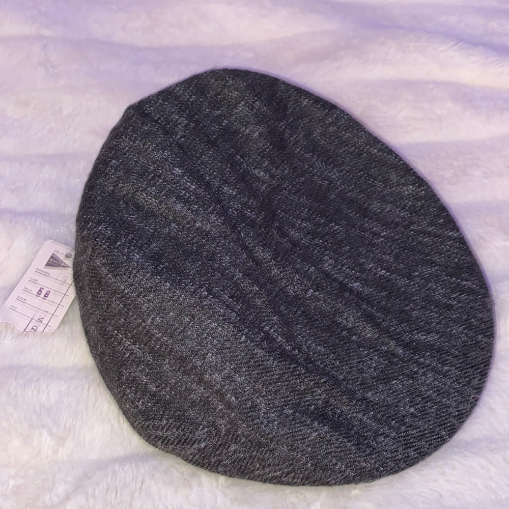 Gray Wool Beret